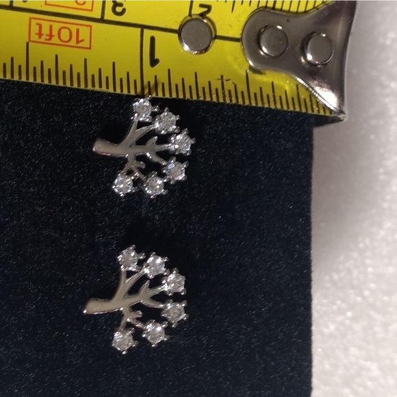 Rhodium Silver Tree Of Life Encrusted Rhinestones - Picture 7 of 8